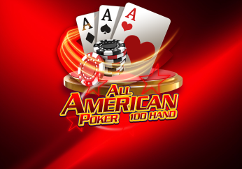 All American Poker 100 Hand game screenshot